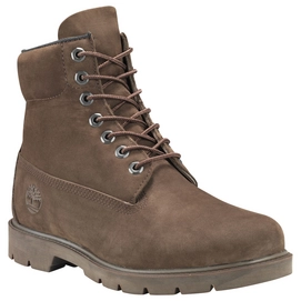 Timberland Men 6 inch Basic Non-contrast WP Dark Brown Nubuck