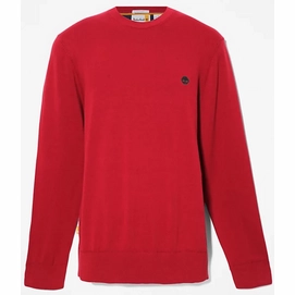 Pull Timberland Hommes Williams River Cotton Crewneck Sweater Scarlet Sage