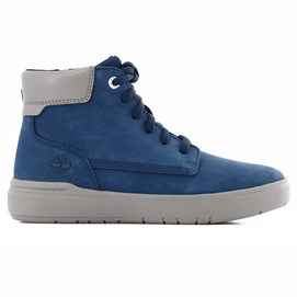 Timberland Junior Seneca Bay 6 Inch Side Zip Nubuck Black Iris-Schoenmaat 36