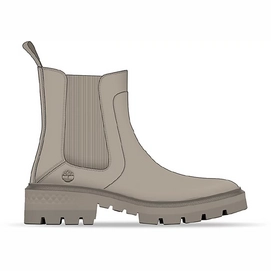 Bottes Timberland Women Cortina Valley Chelsea Lt Taupe Nubuck Pure Cashmere-Taille 39,5