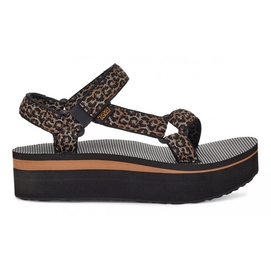 Teva Women Flatform Sandal Floral Zwart