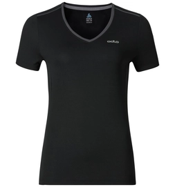 T-shirt Odlo Womens S/S V-Neck Liv Black