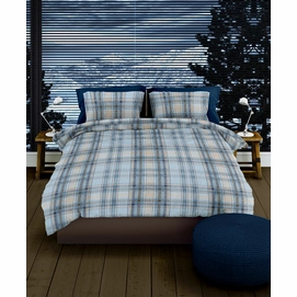 TEXTAP Badrutt flanel sfeer blauw