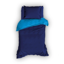 Dekbedovertrek Duimelot Princessa Aqua Kobalt Katoen