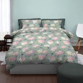 Dekbedovertrek Romanette Julietta Mint Katoen