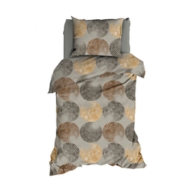 TEXTAP Rosetti flanel taupe-antra 1P HR