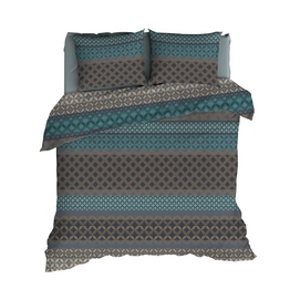 TEXTAP Sapporo flanel teal HR