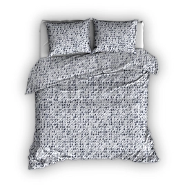 Dekbedovertrek Satin D'or Picnic Grey Satijn