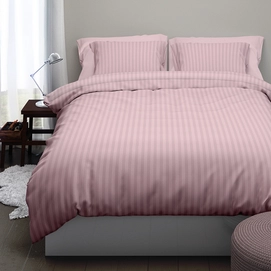 Dekbedovertrek Satin D'or Satijn Streep Blush