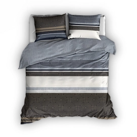 Dekbedovertrek Satin D'or Strato Greys Beige Satijn