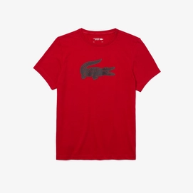 T-Shirt Lacoste Men TH2042 Sport 3D Krokodillenprint Ruby Navy Blue