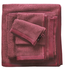 Gant de Toilette Marc O'Polo Timeless Tone Stripe Deep Rose Warm Red