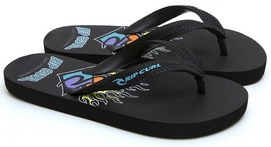 Flip Flops Rip Curl Aloha Black Lime Kinder