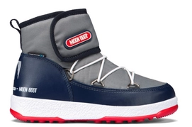 Moon Boot Strap Kids Grey/Navy