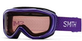 Skibrille Smith Transit Ultraviolet Rahmen Rose Copper Damen