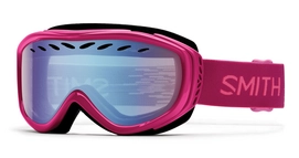 Skibrille Smith Transit Fuchsia Static Frame Blue Sensor Mirror Damen