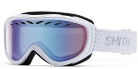 Skibril Smith Transit White Frame/Blue Sensor Mirror Lens