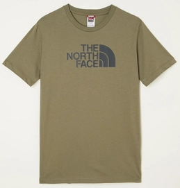 T-Shirt The North Face Boys S/S Easy Tee Burnt Olive Green Asphalt Grey