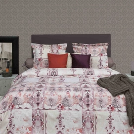Bettwäsche Heckett & Lane Refined Tory Rosa Mako-Satin