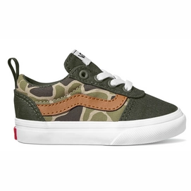 Vans Toddler Ward Slip-On Frog Camo Forestnight White