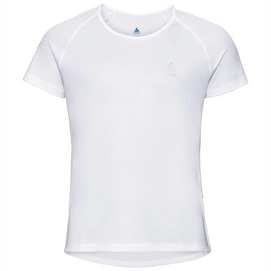 T-Shirt de Sport Odlo Girls Top Crew Neck S/S Ceramicool White-Taille 128