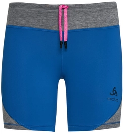 Sportbroek Odlo Short Hana Women Lapis Blue Grey Melange