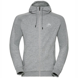Fleecejacke Odlo Hoody Midlayer Full Zip Core Grey Melange Herren