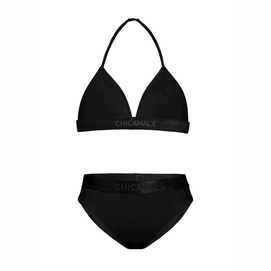 Maillot 2 Pièces Chicamala Fille Triangle Bikini Solid Black-Taille 122 / 128