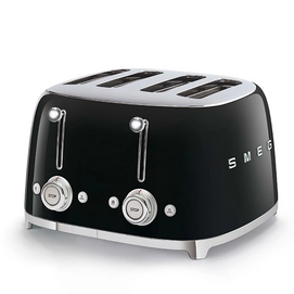 Toaster Smeg TSF03BLEU 4x4 50 Style Black