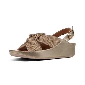 FitFlop Twiss™ Crystal Sandal Platino