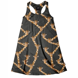 Tank Dress SNURK Kids Giraffe Black-Maat 140