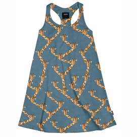 Tank Dress SNURK Women Giraffe Blue