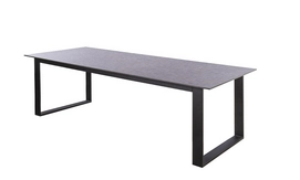 Gartentisch Yoi Teeburu Black Concrete 240 x 100 cm