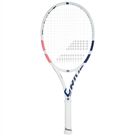 Tennisschläger Babolat Pure Drive Junior 26 W White Pink Blue 2020 (Besaitet)