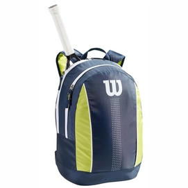 Tennisrugzak Wilson Junior Backpack Blue Lime Green Navy