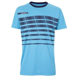 T-shirt de tennis Tecnifibre Men Airmesh 360 F2 Azur 2018