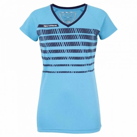 T-shirt de tennis Tecnifibre Women Airmesh 360 F2 Azur 2018