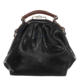 Handtas Mutsaers The Galore Leather Lining Zwart Bruin