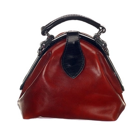 The Vesper 0596 Kastanje B4_ Zwart B1 Front