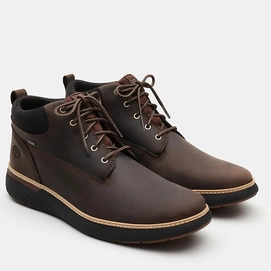 Timberland Men Cross Mark GTX Chukka Dark Brown Full Grain
