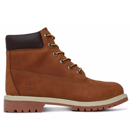 Boots Timberland Junior 6 inch Premium Boot Rust Nubuck with Honey-Shoe size 36