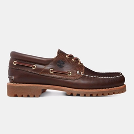 Chaussures Bateau Timberland Men's Heritage 3 Eye Lug Brown Brown-Taille 46