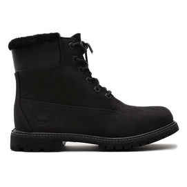 Timberland Femme 6 Inch Premium Shearling Lined WP Black Nubuck-Taille 36