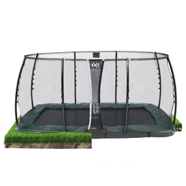 Trampoline EXIT Toys InTerra GroundLevel 427 x 244 Green_2