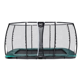 Trampoline EXIT Supreme GroundLevel 427 x 244 Green Safetynet