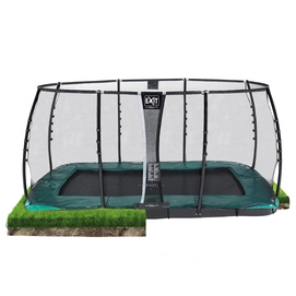 Trampoline EXIT Toys Supreme GroundLevel 427 x 244 Green_2