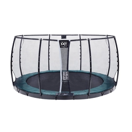 Trampoline EXIT Toys Supreme GroundLevel 427 Green Safetynet