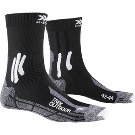 Wandersocken X-Socks Trek Outdoor Black Grey Herren-Schuhgröße 45 - 47