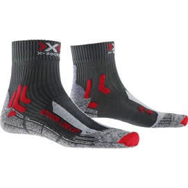 Walking Socks X-Socks Men Trek Outdoor Low Cut Anthracite Red
