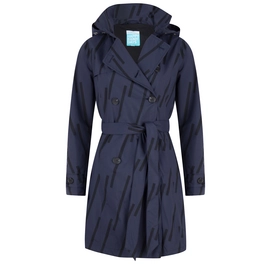 Regenjas Happy Rainy Days Long Raincoat May Midnight Blue Black